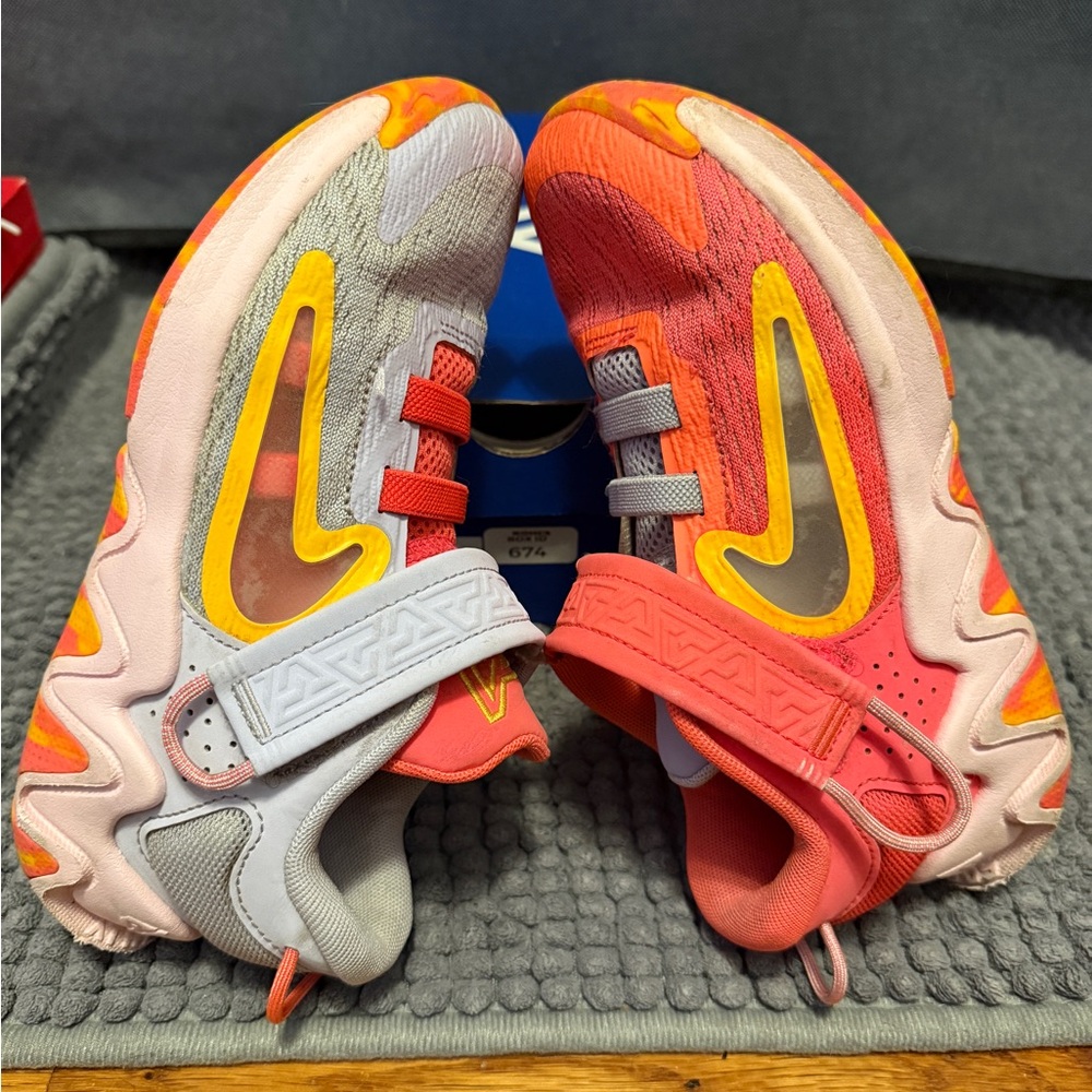 Nike Giannis Immortality 2 Hot Punch Kids Sneakers